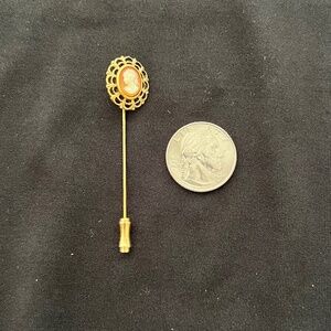 Vintage Victorian Cameo Stick Pin